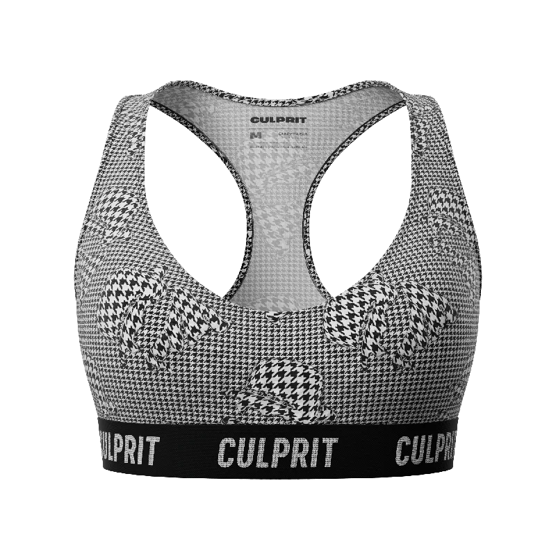 Today Only Today Only Houndstooth 3D 🐺 ComfyBra