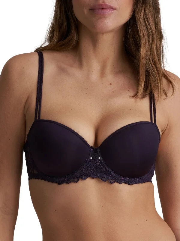 Overstock Overstock Jane Padded Balcony Bra - Amethyst