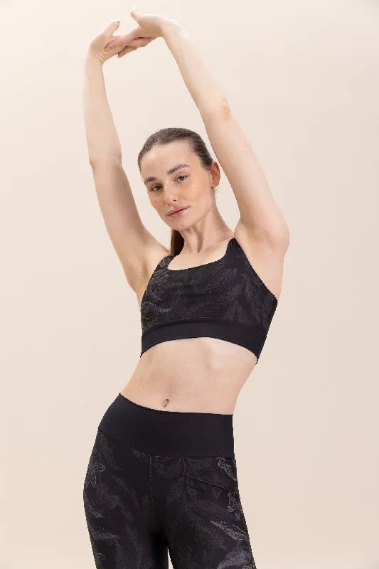 Low Cost Low Cost Jungle Dark Sports Bra