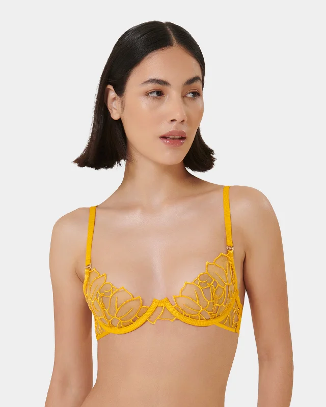 Members Only Members Only Laurel Wired Bra Gold Fusion