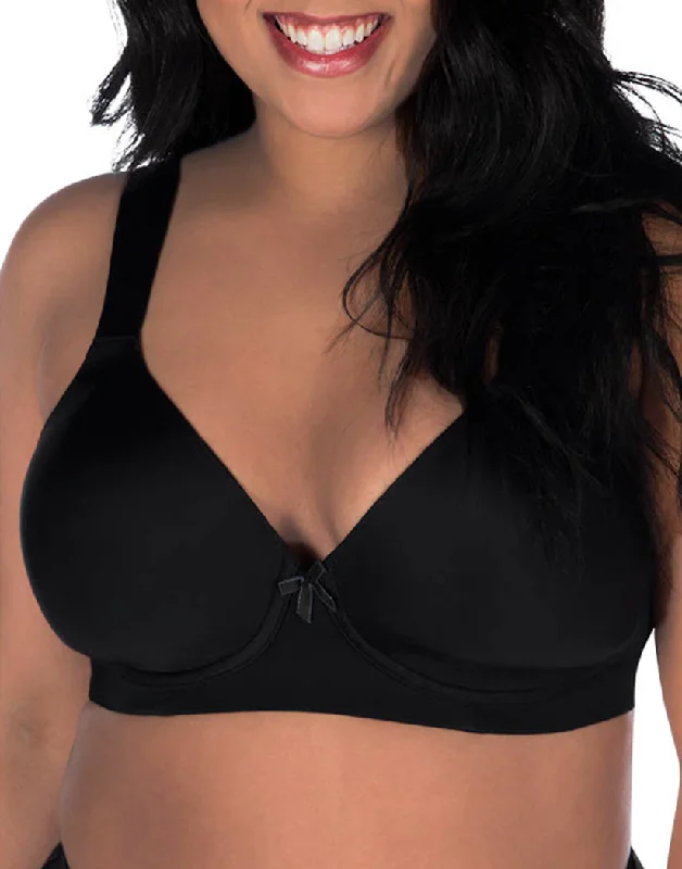 Buy More, Save More Buy More, Save More Leading Lady The Brigitte Full Coverage Underwire Molded Padded Seamless Bra Black 5028 Buy More, Save More Buy More, Save More Leading Lady The Brigitte Full Coverage Underwire Molded Padded Seamless Bra Black 5028