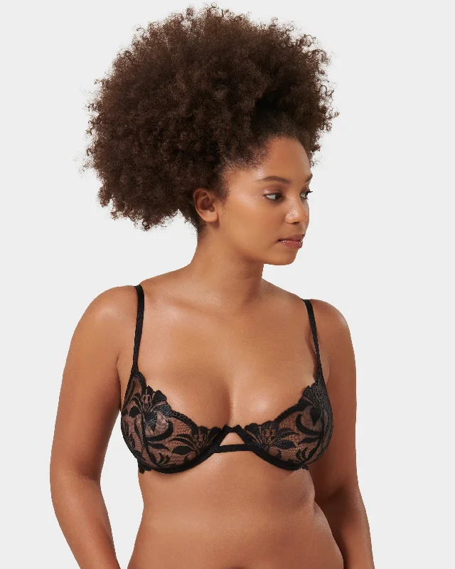 The Best Deal The Best Deal Leonora Wired Bra Black