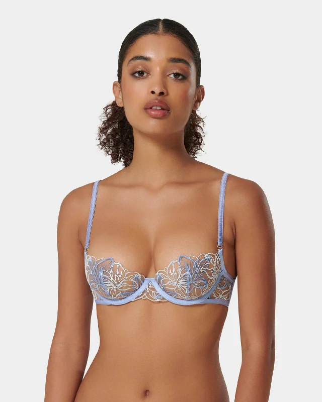 Online Specials Online Specials Lilly Wired Bra Hydrangea Blue/Ice Water Blue/Sheer