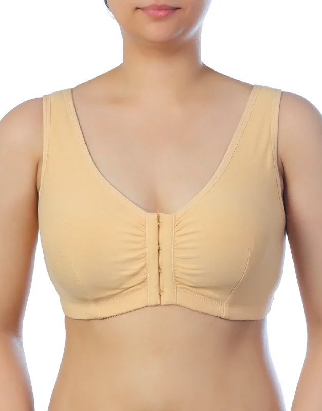 Price Drop Price Drop LOSHA COTTON FRONT OPEN SLIP ON POST SURGICAL BRA WITH POCKETS-SKIN Price Drop Price Drop LOSHA COTTON FRONT OPEN SLIP ON POST SURGICAL BRA WITH POCKETS-SKIN