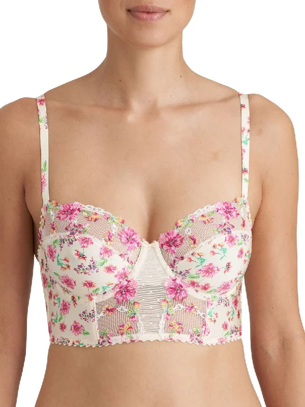 Online Only Online Only Chen Balcony Bra with Horizontal Seam - Pearled Ivory