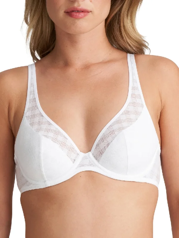 Weekend Savings Spectacle Weekend Savings Spectacle Jereme Half Padded Plunge Bra - White Weekend Savings Spectacle Weekend Savings Spectacle Jereme Half Padded Plunge Bra - White