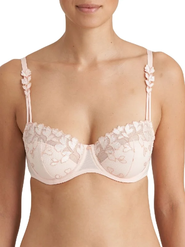 Act Fast Act Fast Leda Half Padded Balcony Bra - Glossy Pink