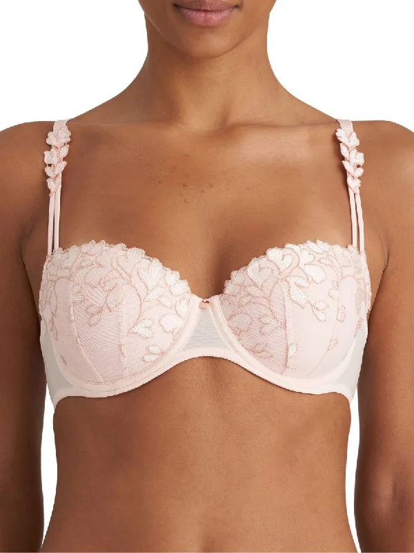 Super Sale Super Sale Leda Padded Balcony Bra - Glossy Pink