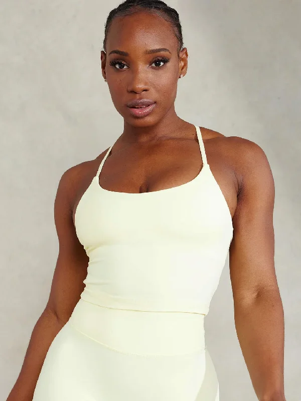 Discount Mania Discount Mania NKD Embody Tank Bra - Lemon