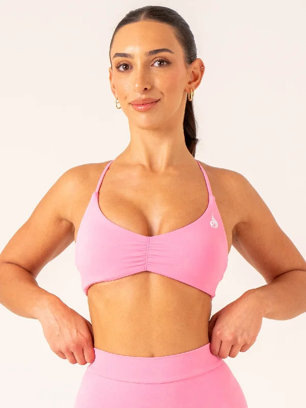 Mega Discount Mega Discount NKD Stonewash Sports Bra - Pink Stonewash