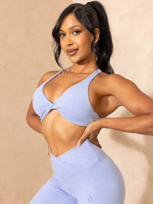 Weekend Savings Galore Weekend Savings Galore NKD Stonewash Twist Sports Bra - Cornflower Blue Stonewash Weekend Savings Galore Weekend Savings Galore NKD Stonewash Twist Sports Bra - Cornflower Blue Stonewash