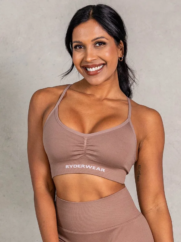 Great Bargains Great Bargains NRG Seamless Sports Bra - Almond