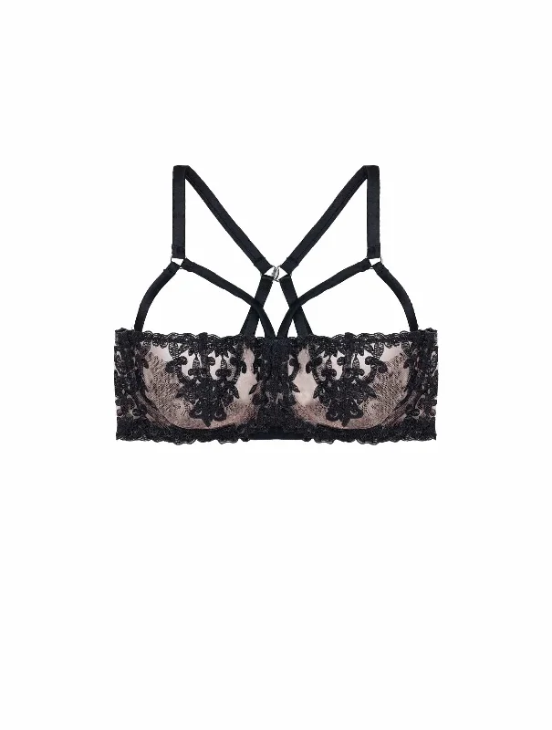 Value Deals Value Deals Onyx Strap Balcony Bra