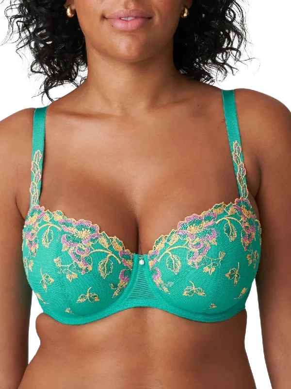 Act Fast Act Fast Lenca Padded Balcony Bra - Sunny Teal