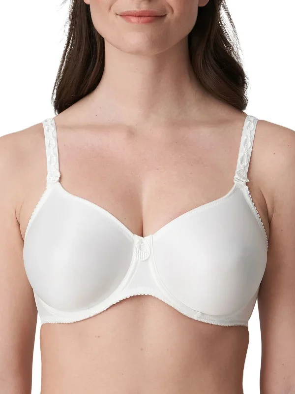 Midnight Madness Midnight Madness Satin Non Padded Full Cup Bra - Natural