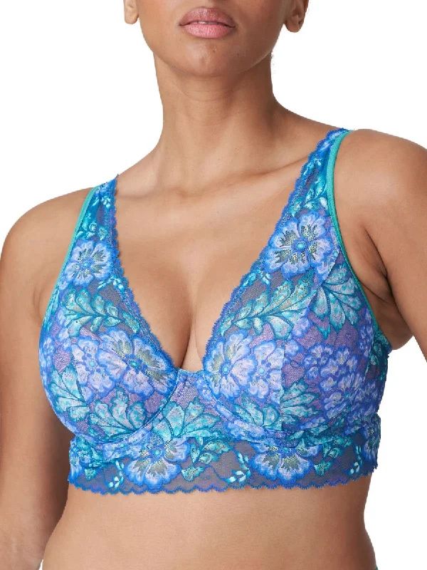 While Supplies Last While Supplies Last Morro Bay Half Padded Plunge Bra - Mermaid Blue While Supplies Last While Supplies Last Morro Bay Half Padded Plunge Bra - Mermaid Blue