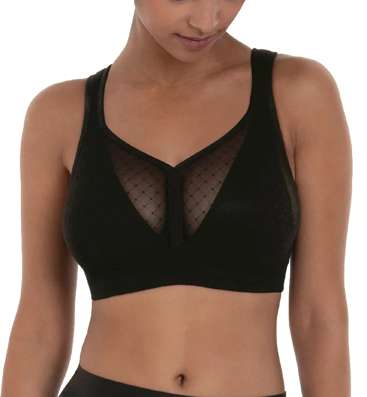 Weekend Offers That Shine Weekend Offers That Shine Rosa Faia by Anita Eve Wireless Delta Pad Bra (5211) - Black