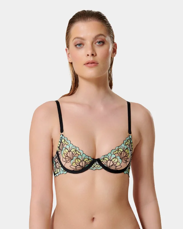 Sale Alert Sale Alert Serena Wired Bra Mint/Lemon/Black