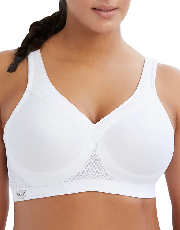 Price Buster Price Buster Glamorise Women's Sport Soft Cup Superior Support Bra White - 1006 Price Buster Price Buster Glamorise Women's Sport Soft Cup Superior Support Bra White - 1006