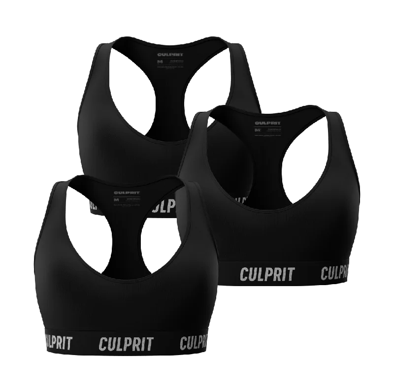 Today's Special Today's Special ComfyBra Stealth Black 3-Pack 🥷