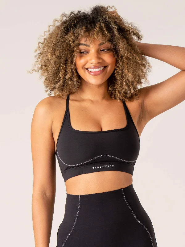 Weekend Offers That Amaze Weekend Offers That Amaze Stride Sports Bra - Black