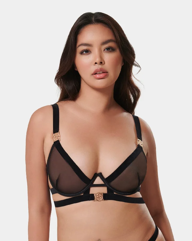 Can't Miss Can't Miss Thalia Bra Black