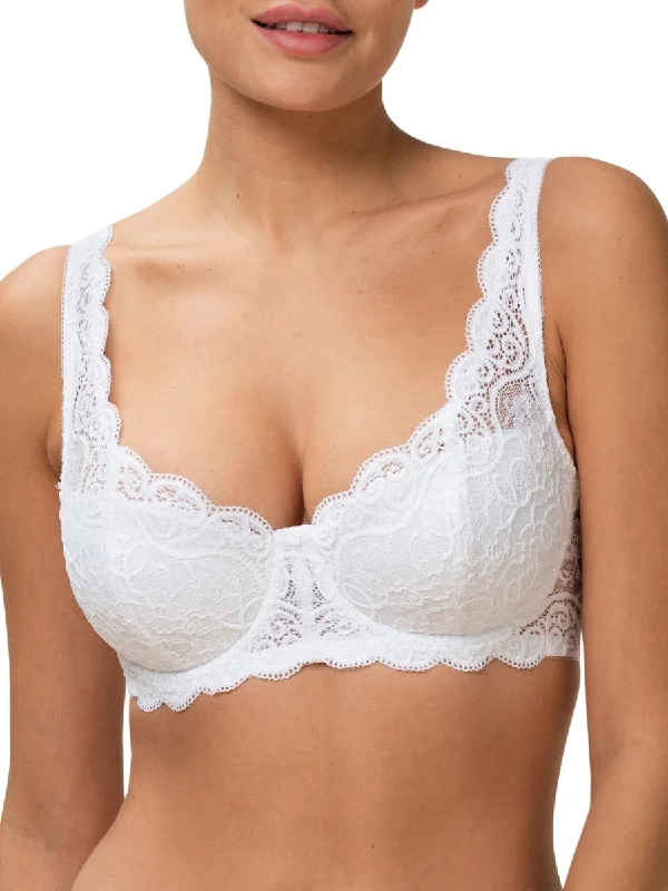 Mega Sale Mega Sale Amourette WHP Half Cup Bra - White