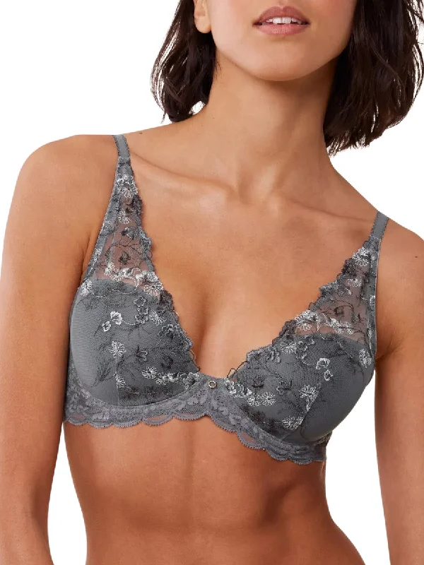 Today Only Today Only Sensual Spotlight High Apex Bra - Pebble Grey