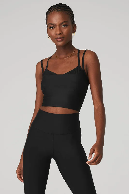 Great Deal Great Deal Airlift Double Check Bra Tank - Black