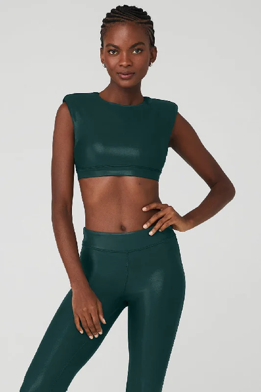 One-Day Only One-Day Only Super Shine Flash Bra - Midnight Green