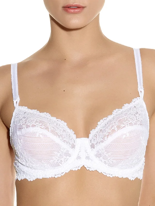 Instant Savings Instant Savings Embrace Lace Underwire Bra - Delicious White