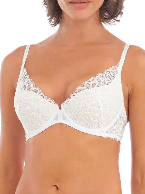 One-Day Only One-Day Only Raffine Plunge Bra - White