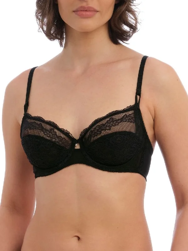 Bargain Alert Bargain Alert Ravissant Balcony Bra - Black