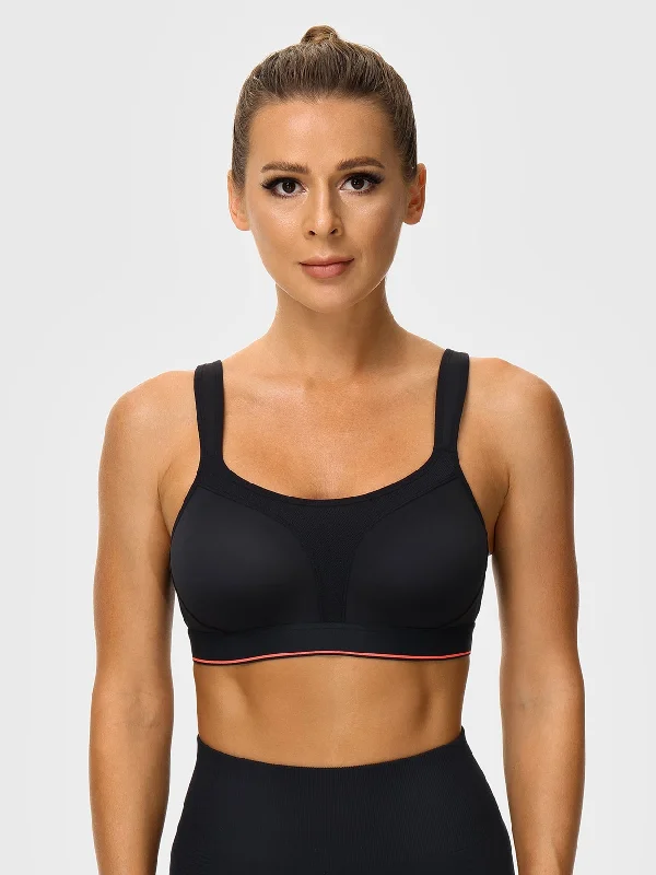 Referral Discount Referral Discount High Impact Plus Size Non-Padded Workout Bra Black Referral Discount Referral Discount High Impact Plus Size Non-Padded Workout Bra Black